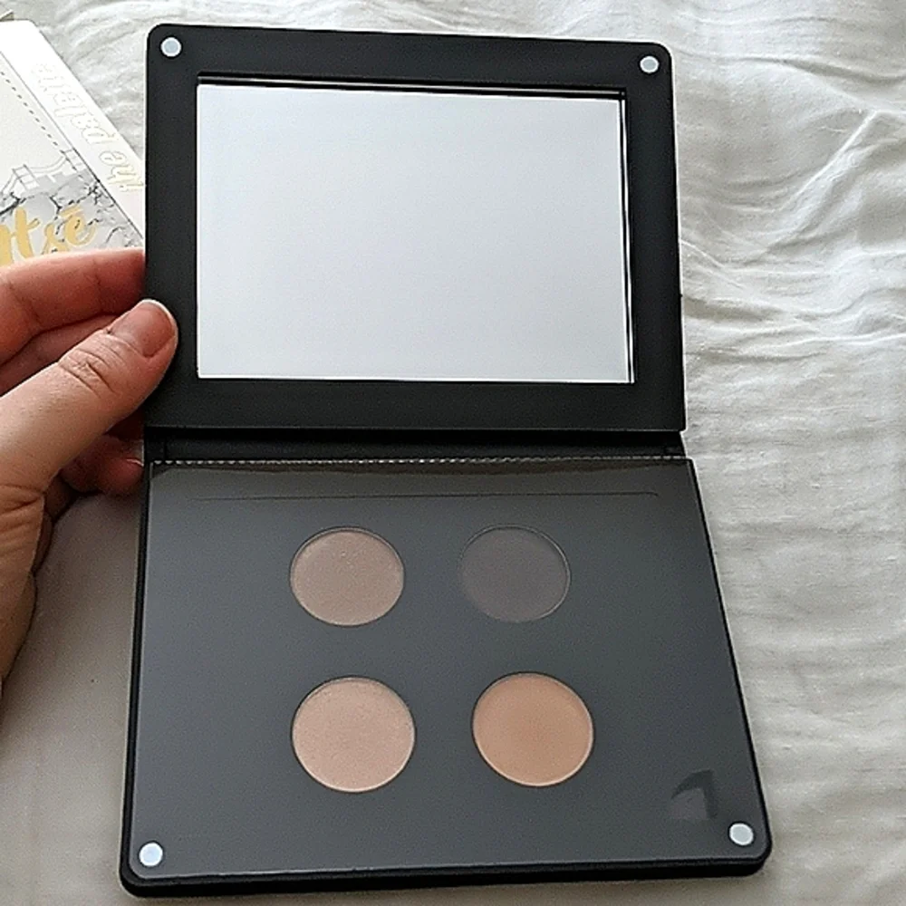 NWT Ittse Magnetic Eye Palette Eco Vegan Leather Shimmer Buildable Netural